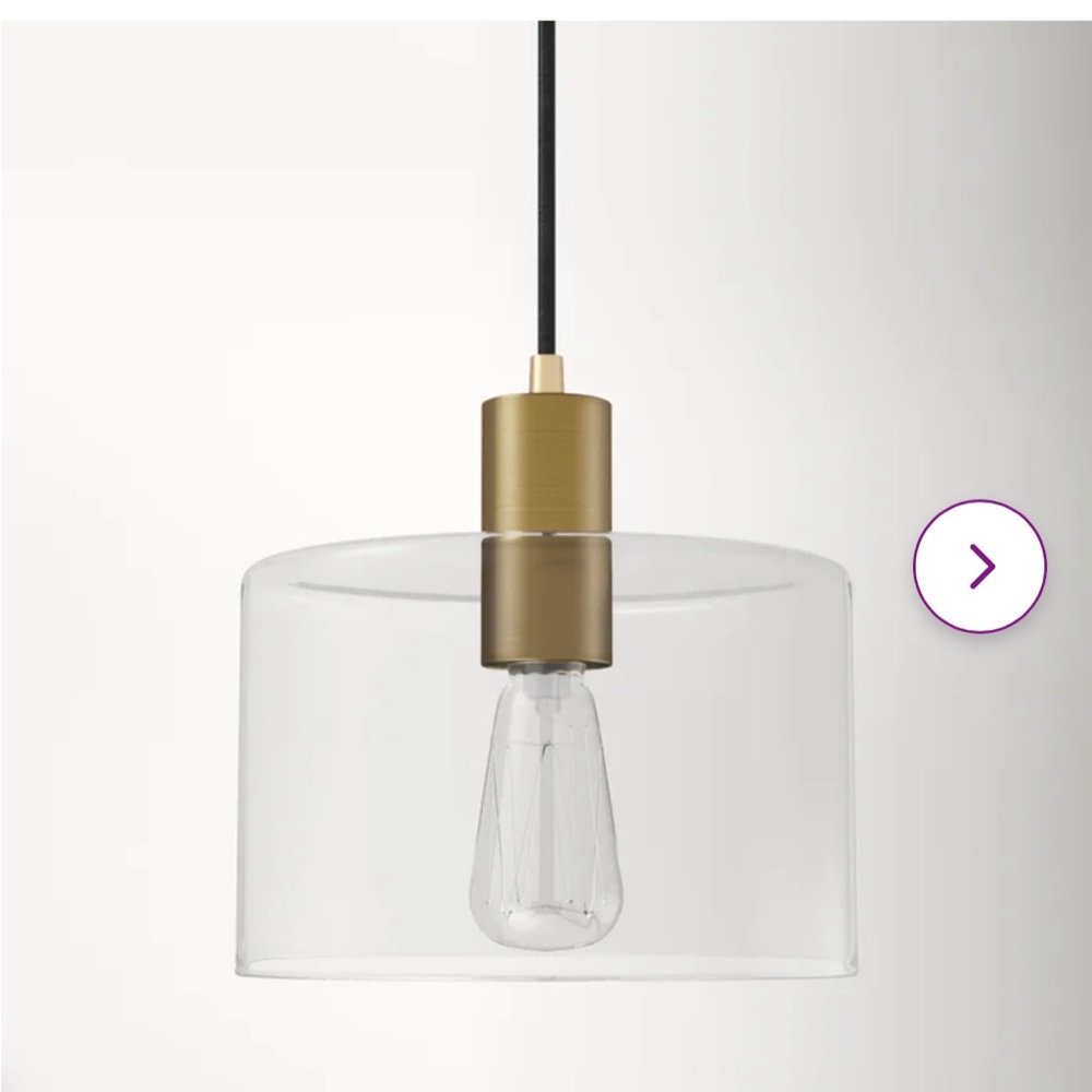Wayfair Jeanelle 1 Single Light Pendant